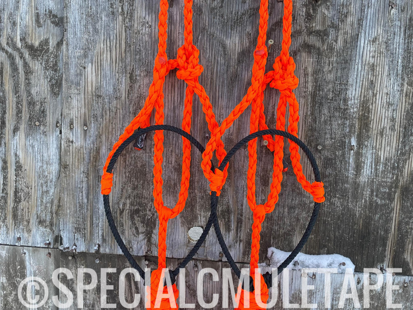 Neon Orange Lariat Halter