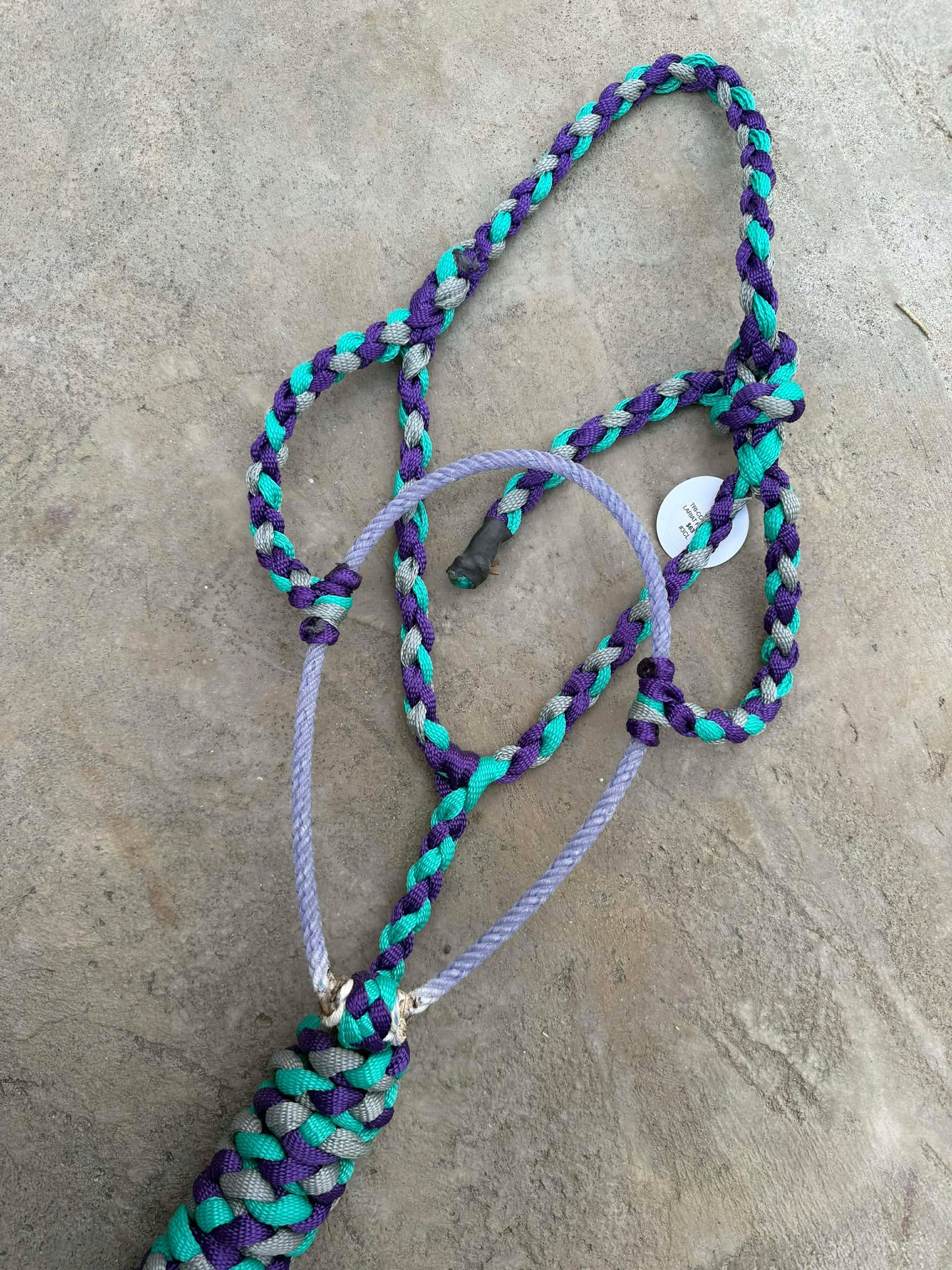 Royal Purple, Slate & Teal Lariat