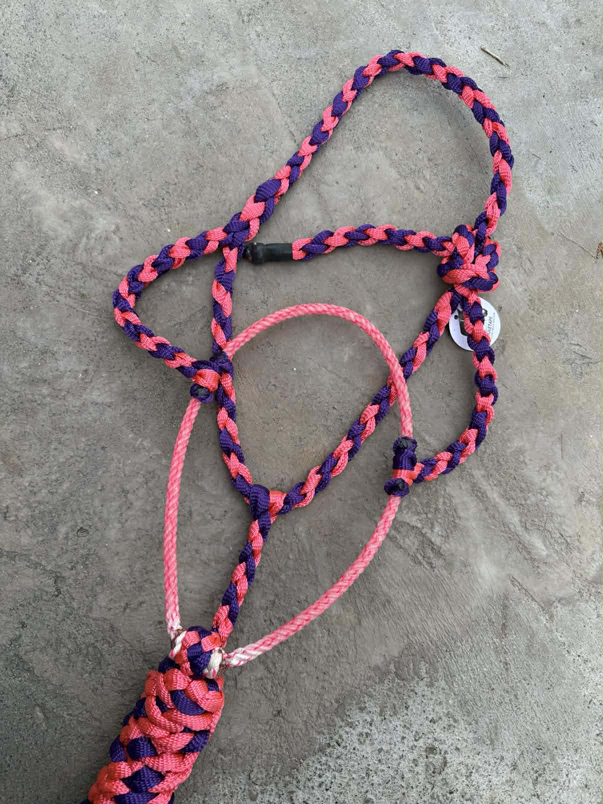 Neon Pink & Royal Purple Lariat