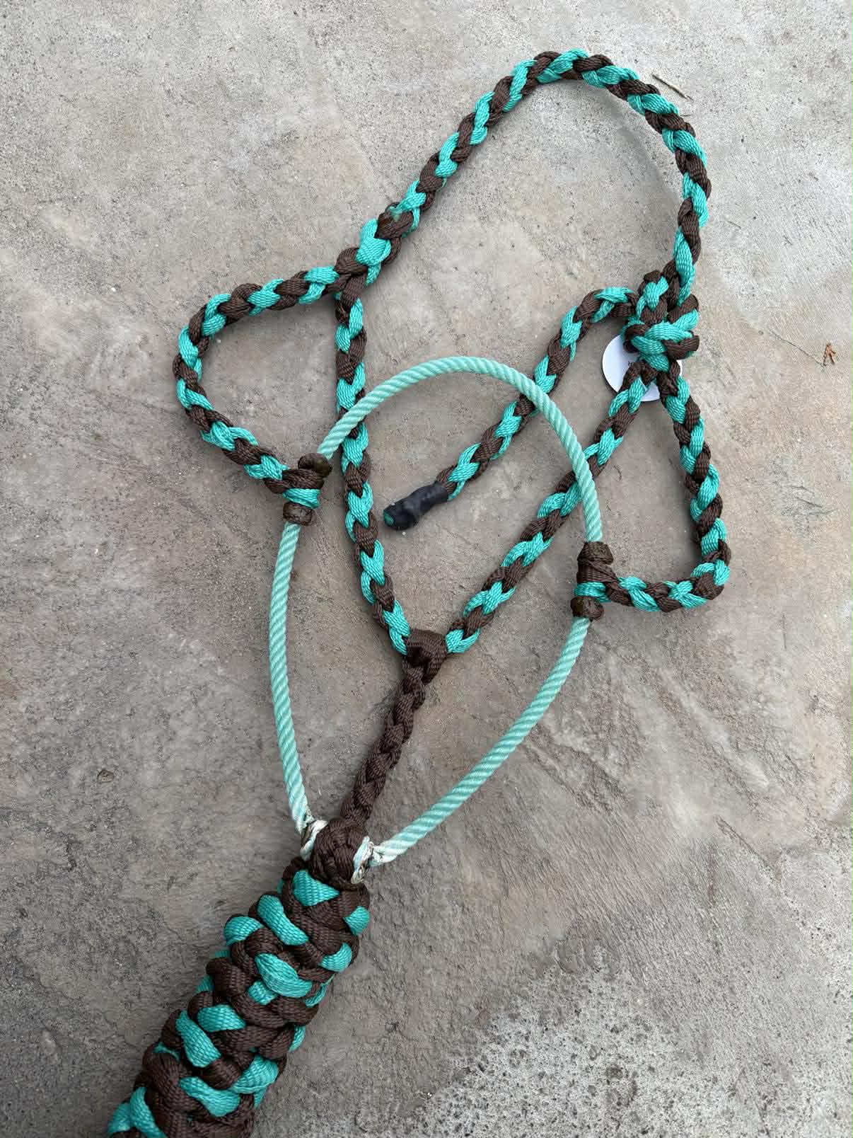 Teal & Chocolate Lariat