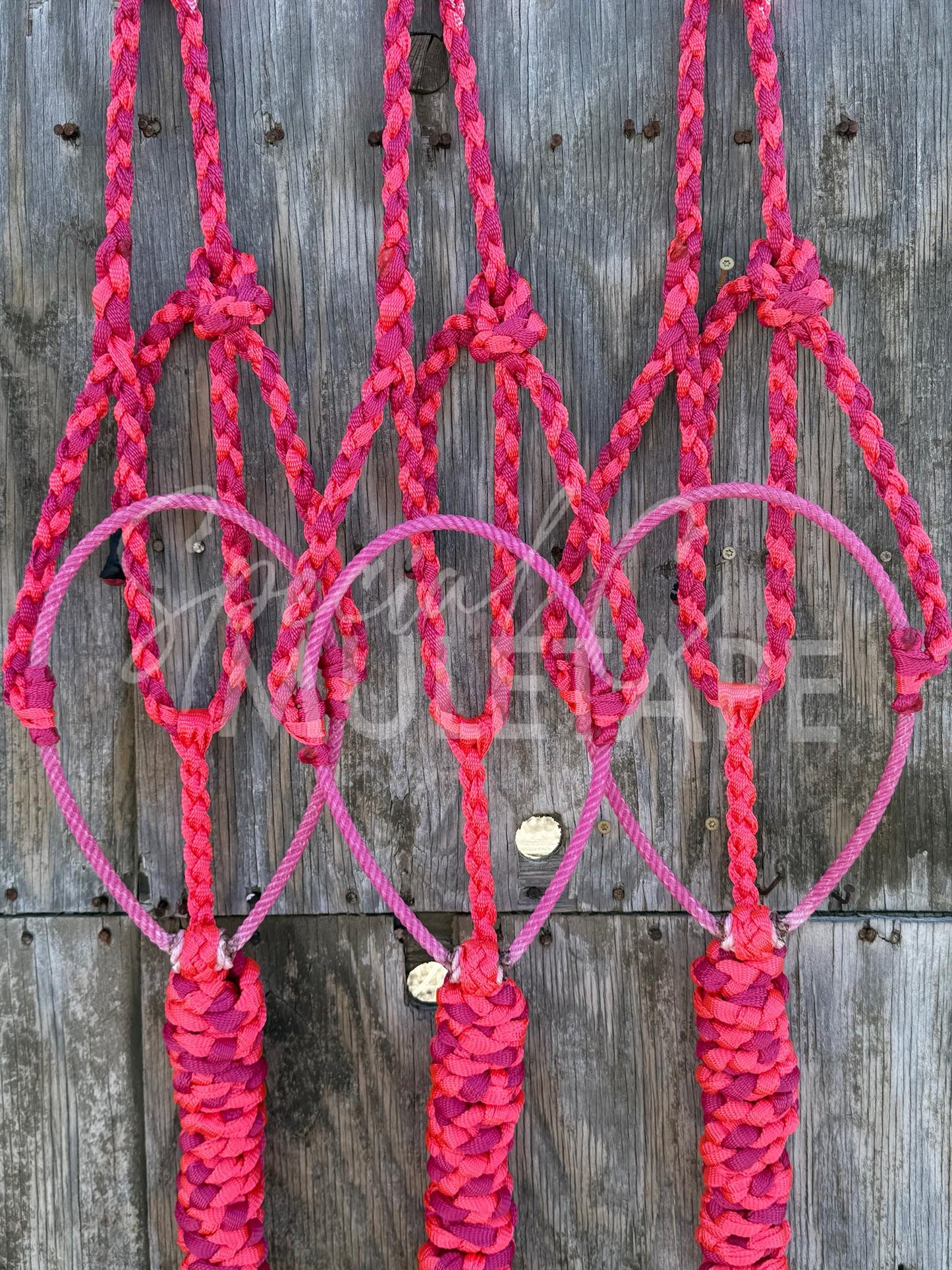 Neon Pink & Fuchsia Lariat Halter