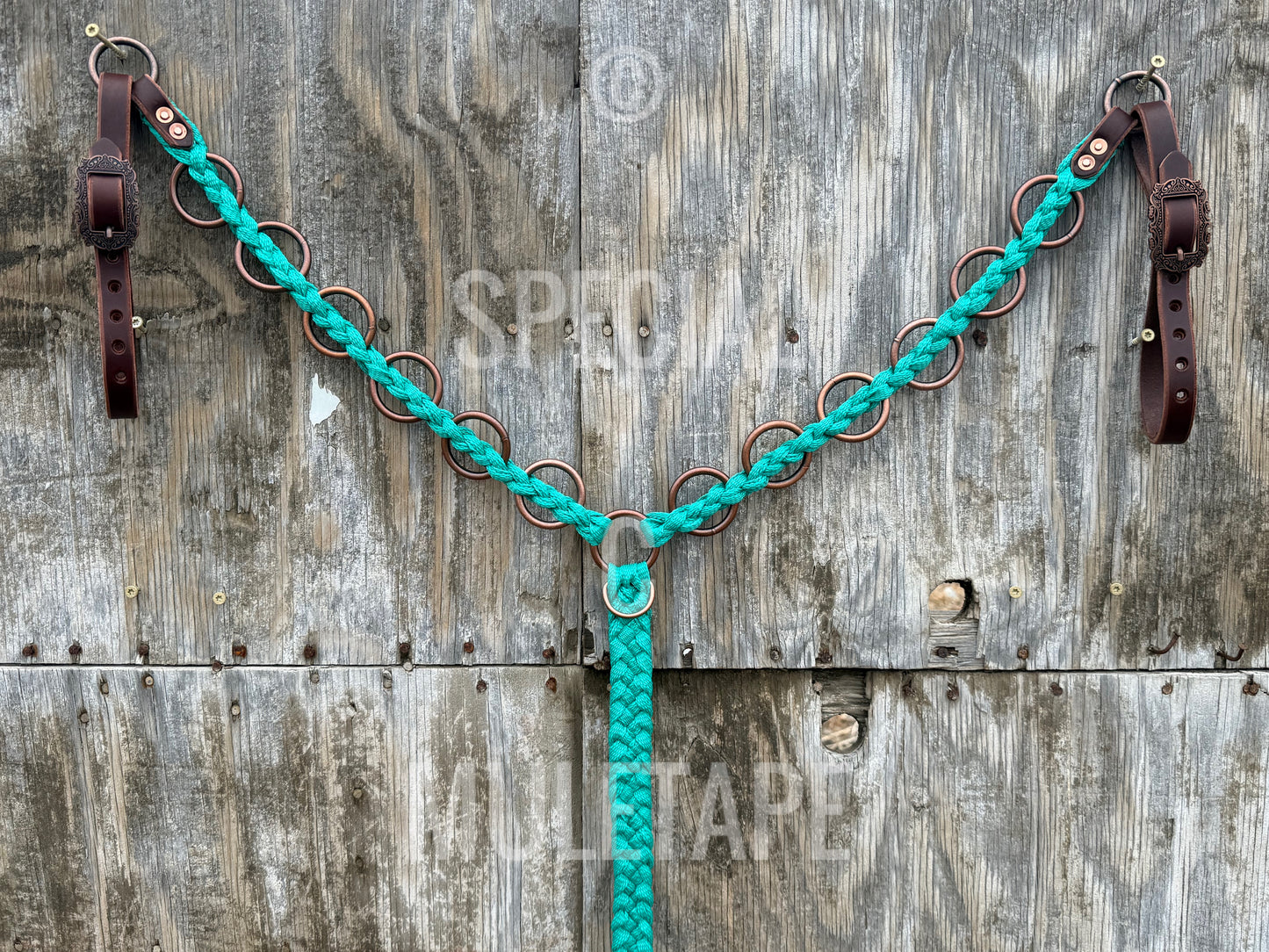 Teal Ring Breastcollar
