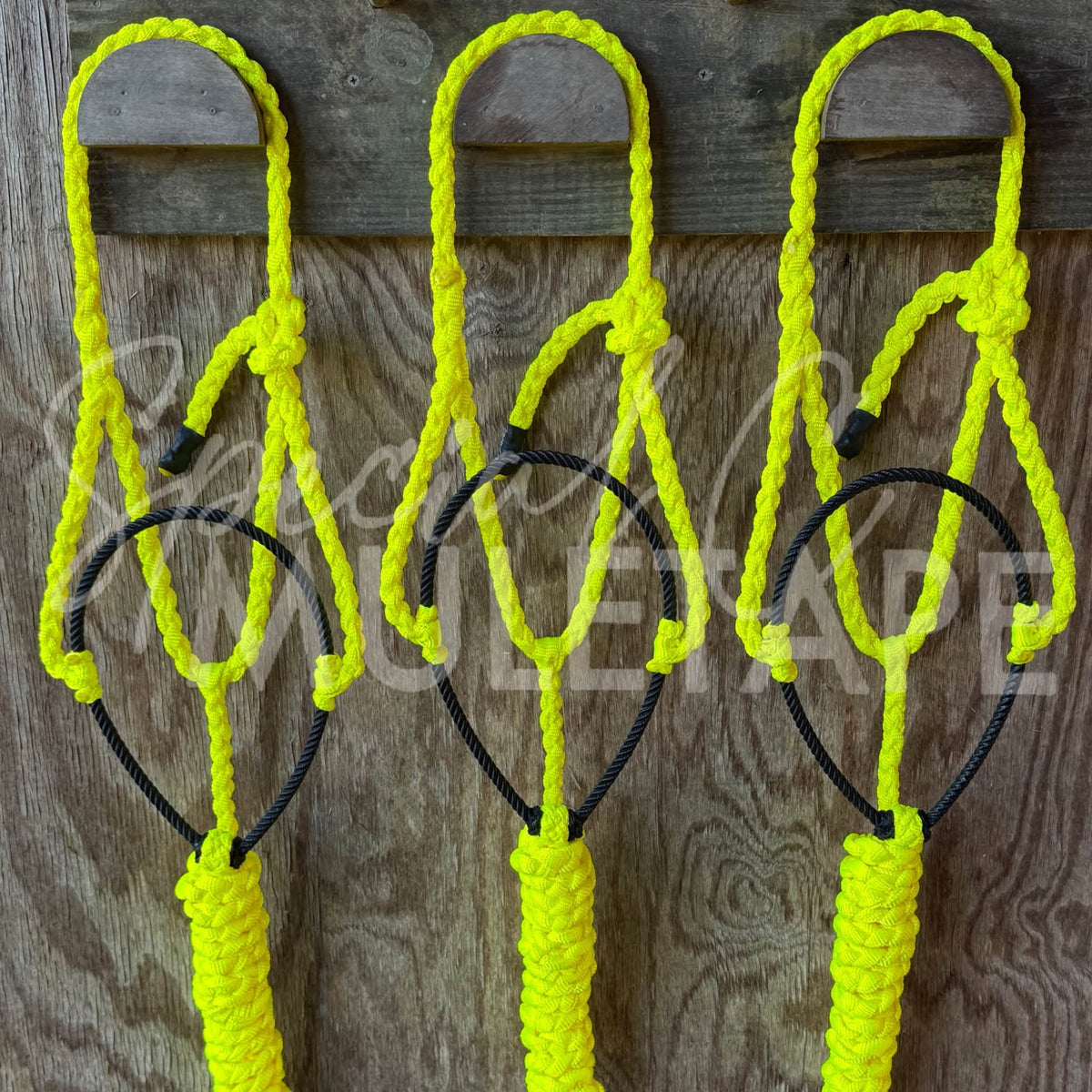 Neon Yellow Lariat Halter