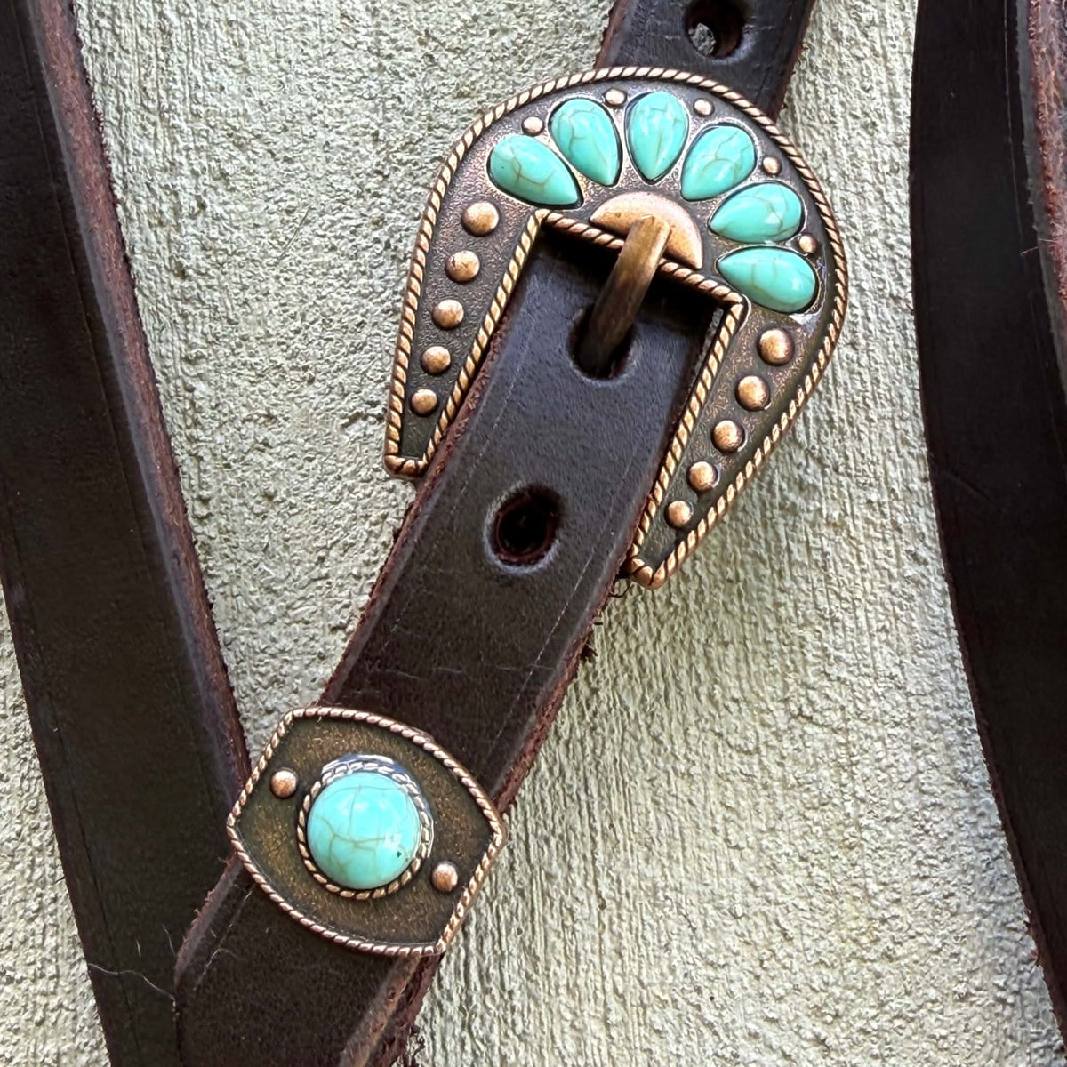 Turquoise Two Piece Headstalls