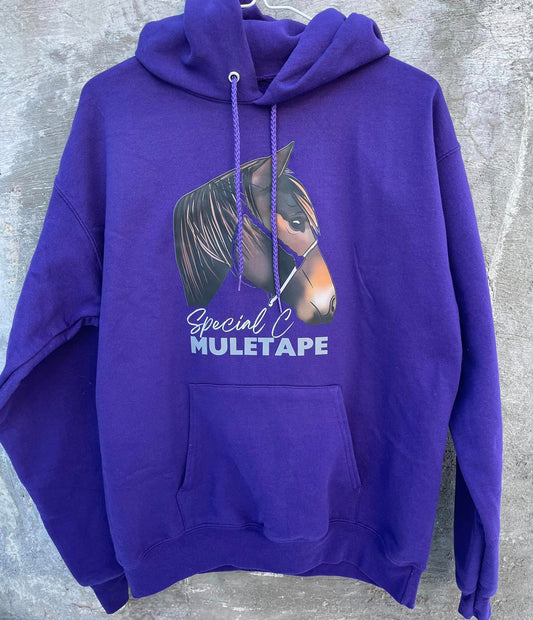 Purple Logo Hoodies