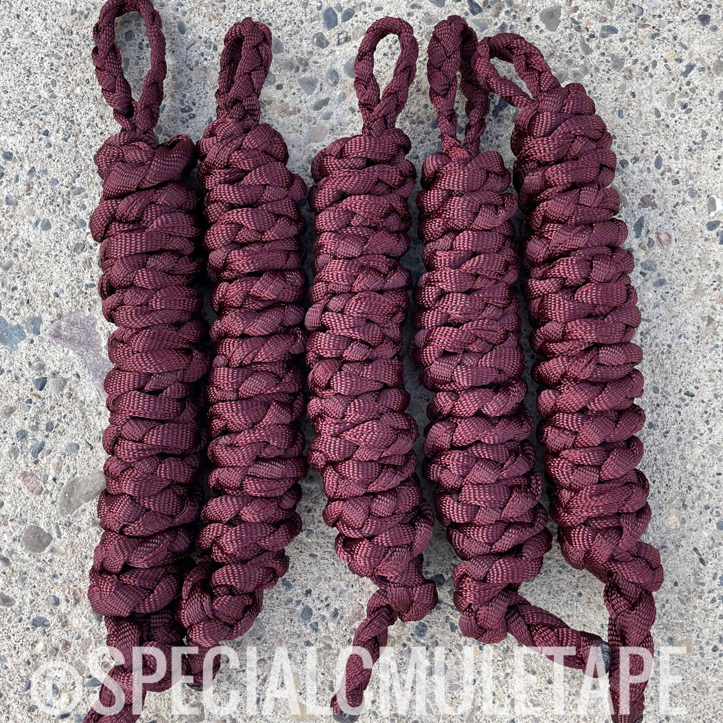 Burgundy 8' Leadrope