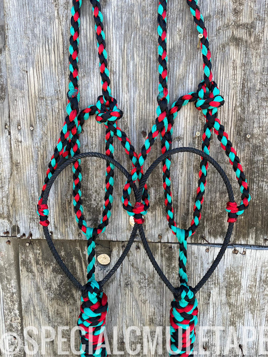 CUSTOM Three Color Lariat Halters