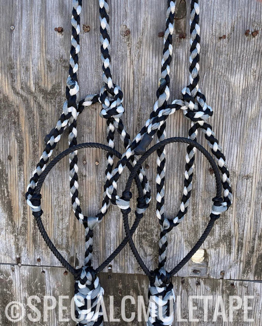 Grayscale Lariat Halter