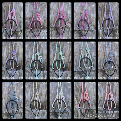 Hand Dyed Lariat Halters