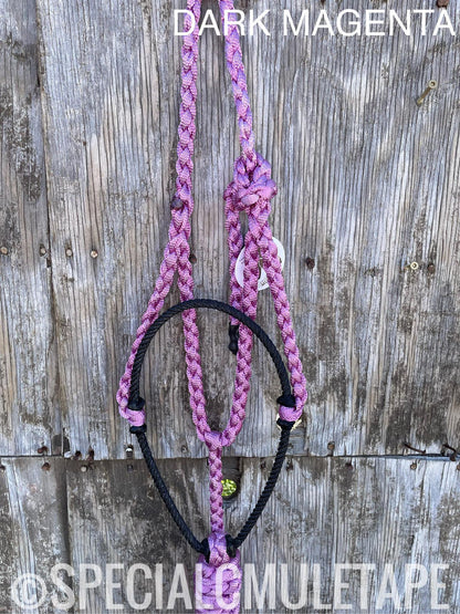 Hand Dyed Lariat Halters