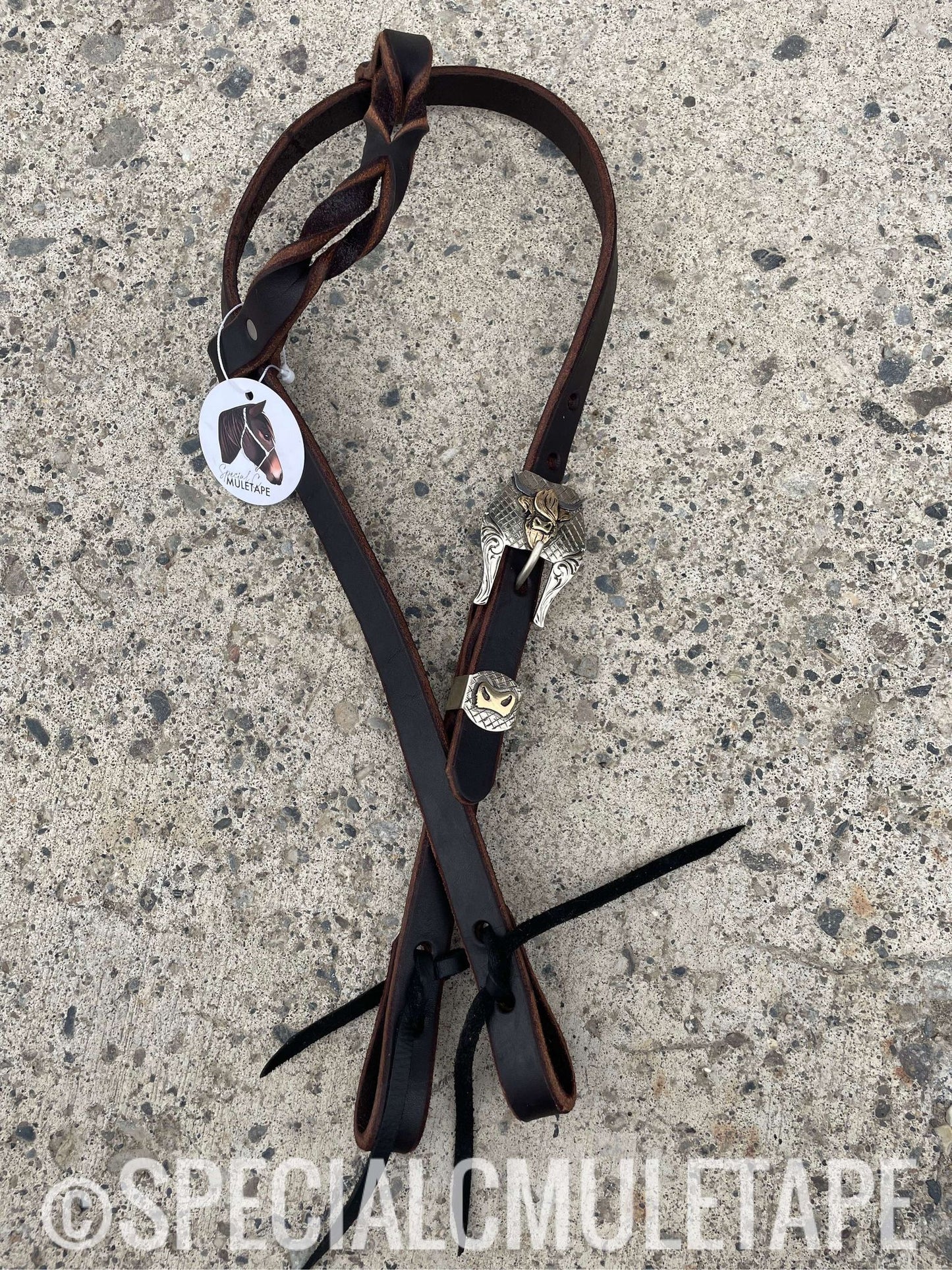 Longhorn Hot Oiled Single Ear Headstall