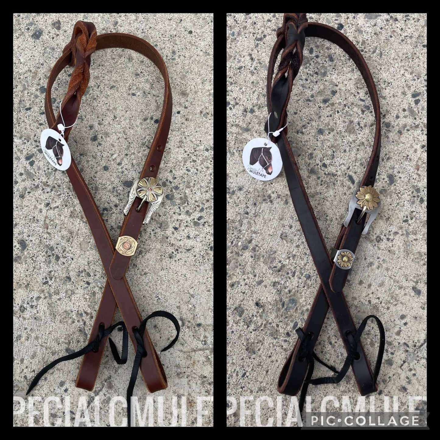 CUSTOM Hot Oiled Single Ear Headstall