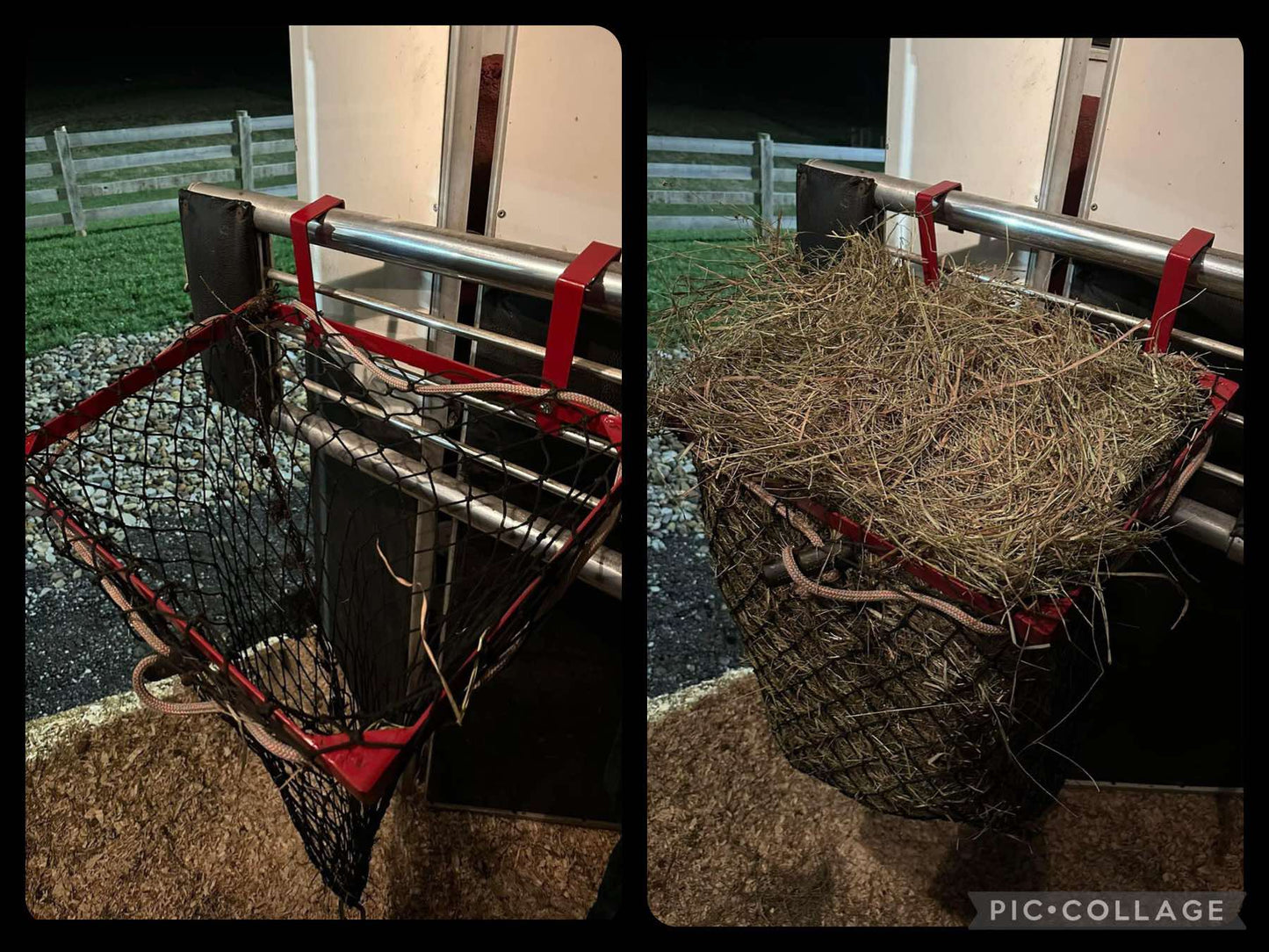 CUSTOM Diamond W Hay Net Filler Rack