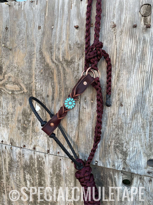 Burgundy Lariat Hybrid w/ Devine Leather Cheeks