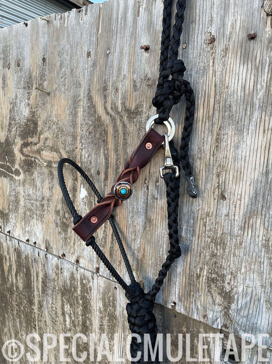 Black Lariat Hybrid with Devine Leather Cheeks