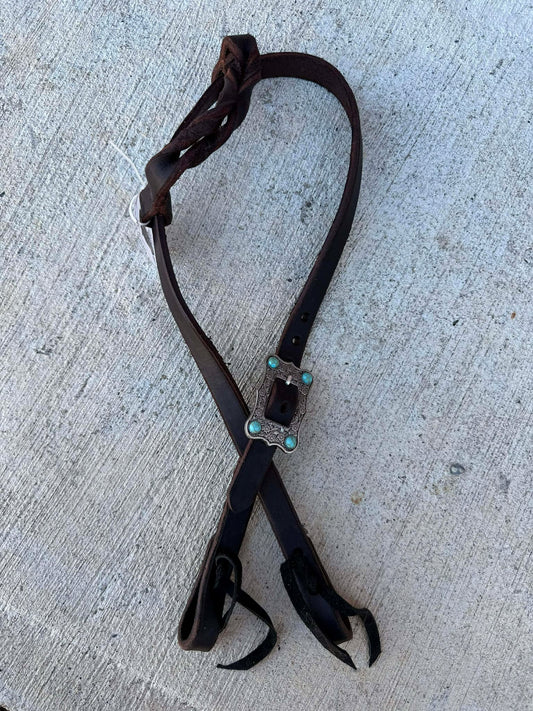 Working Headstall-Turquoise Corners