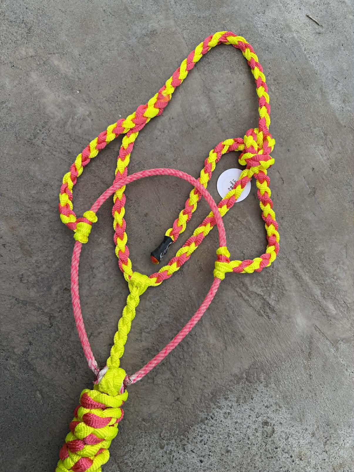 Neon Pink & Neon Yellow Lariat