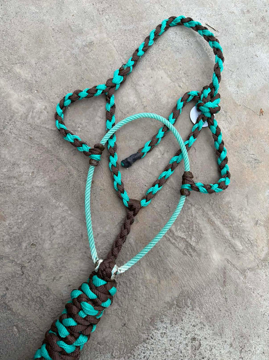 Teal & Chocolate Lariat