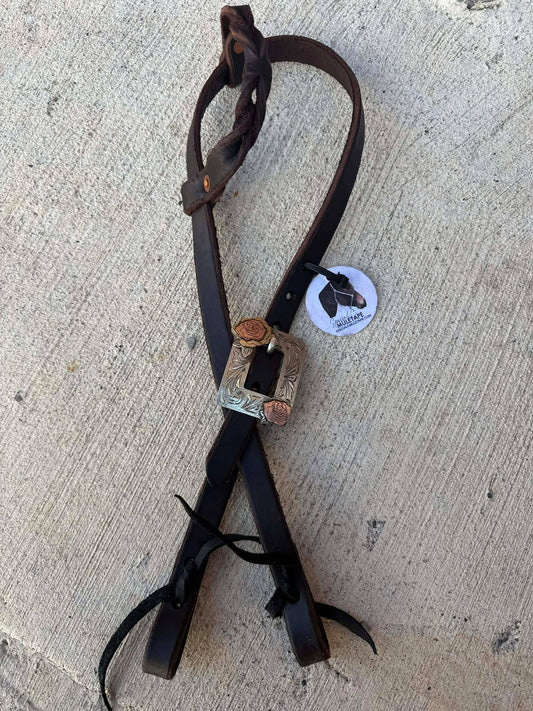 RR Headstall-Roses