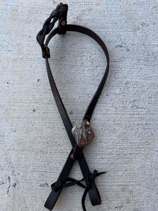 RR Headstall-Cassie Flat Face