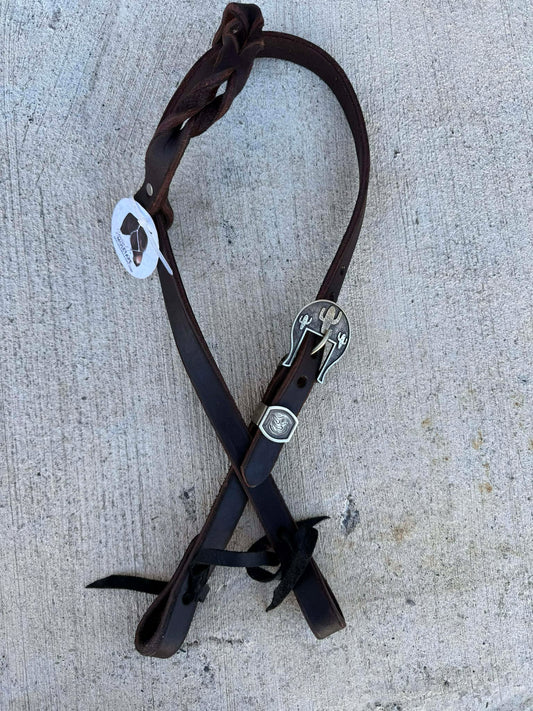 Boujee Headstall-Silver Cactus