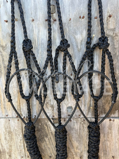 Black Lariat Halter