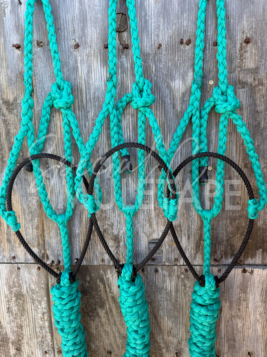 Teal Lariat Halter