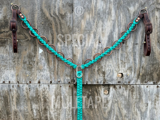 Teal Ring Breastcollar