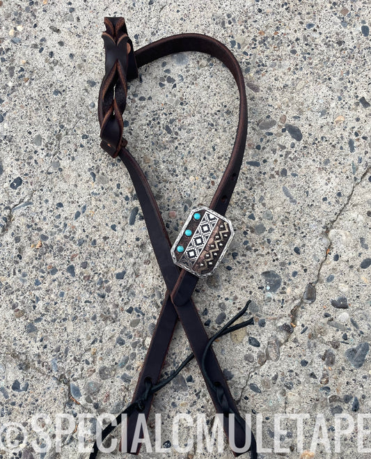 Pendleton Rowdy Rose Leather Headstall