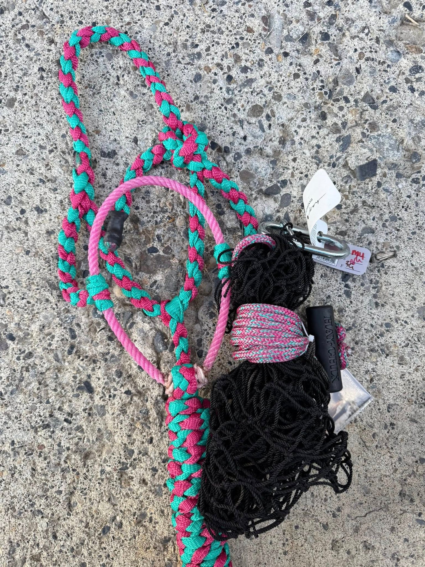 Mini Lariat Halters & Hay Chix Nets