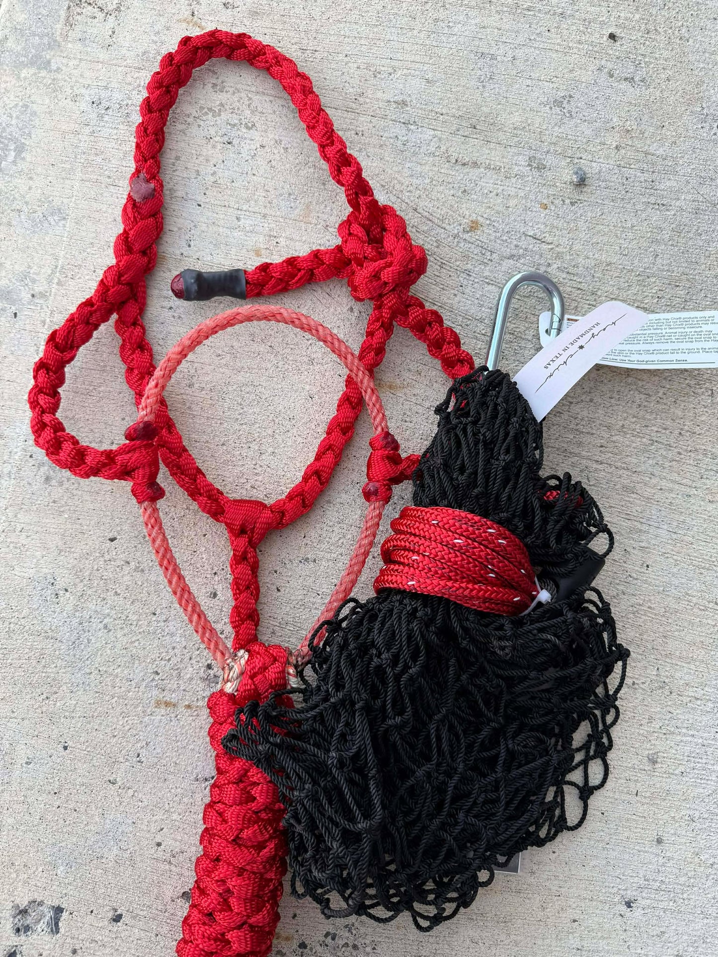 Mini Lariat Halters & Hay Chix Nets