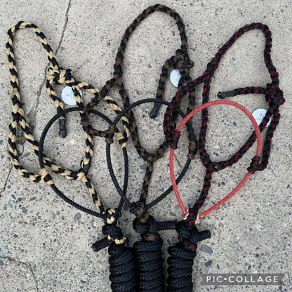 Lariat Halters w/ Yacht Rope Leads